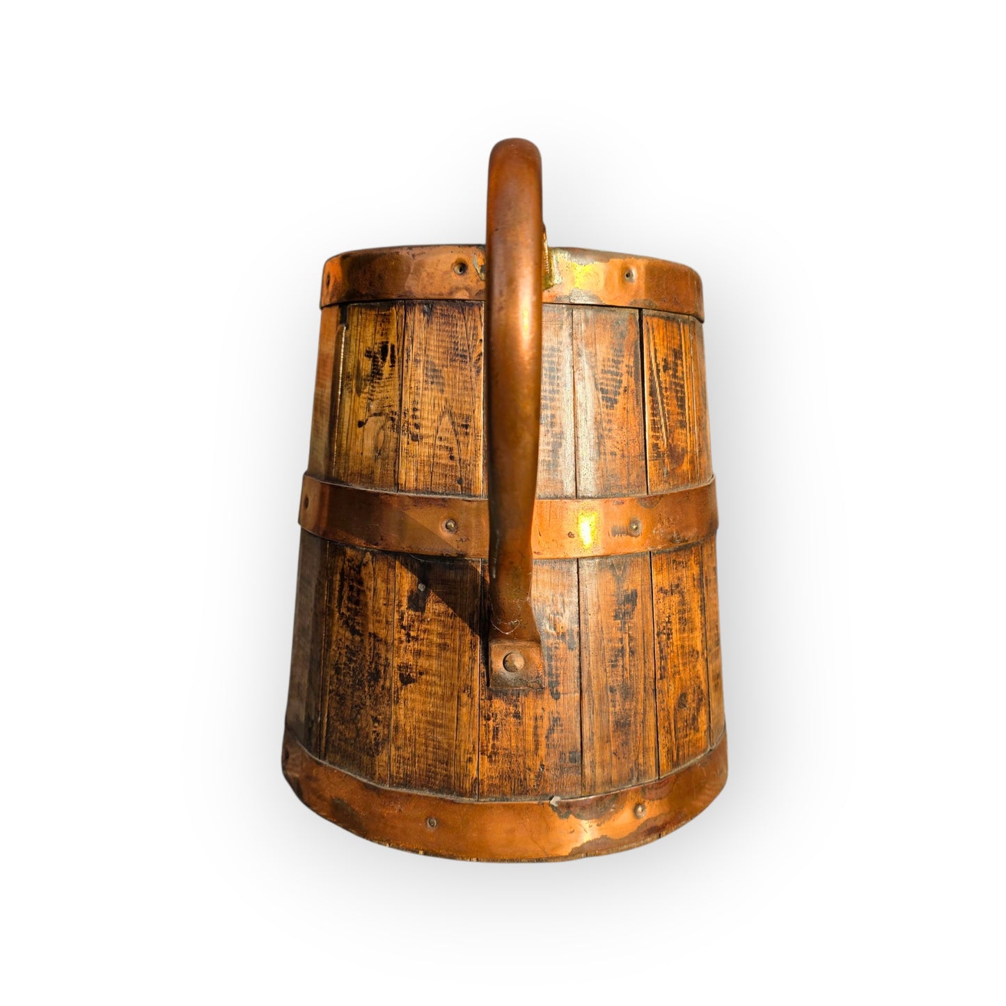 19th-Century Antique Coopered Ale Jug