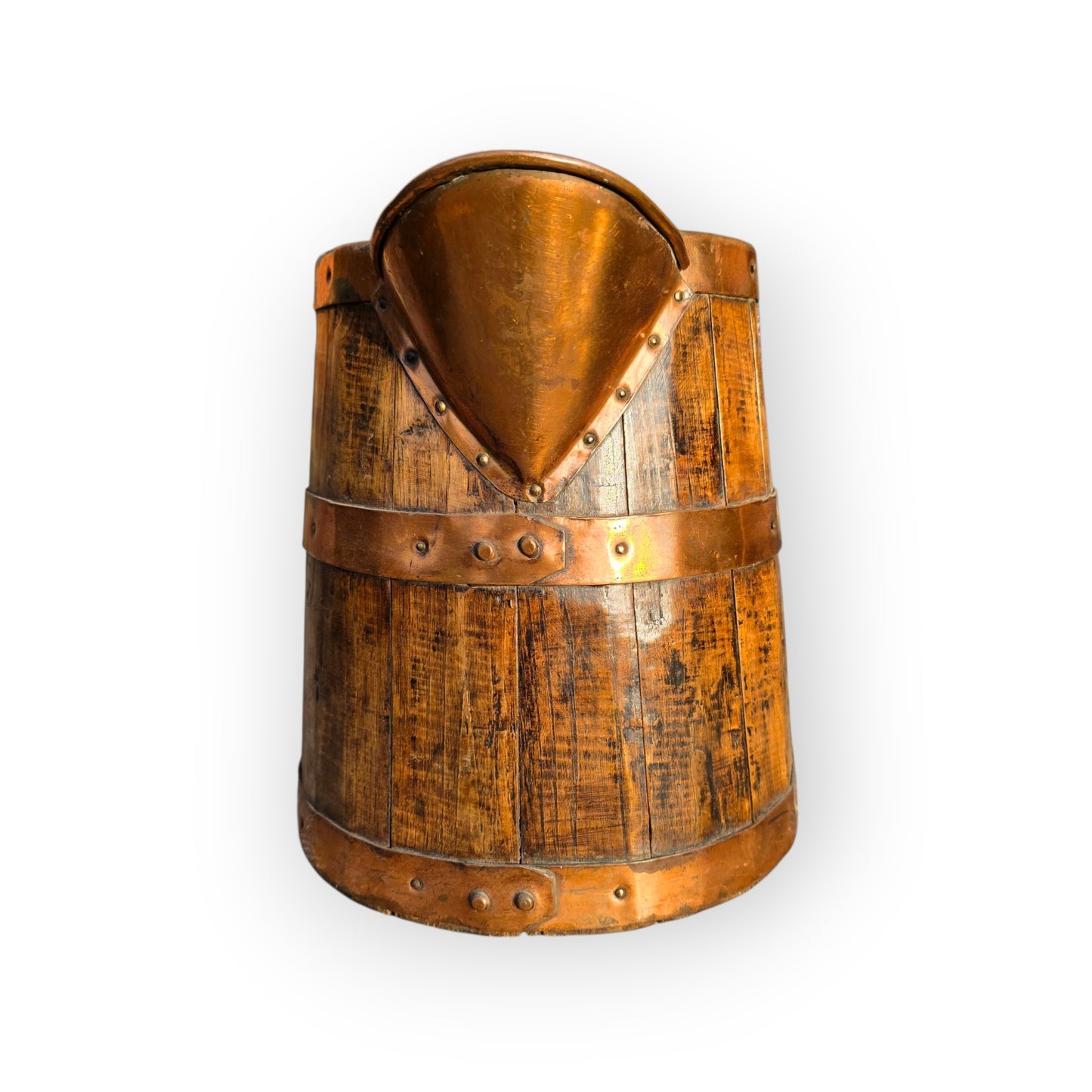 19th-Century Antique Coopered Ale Jug