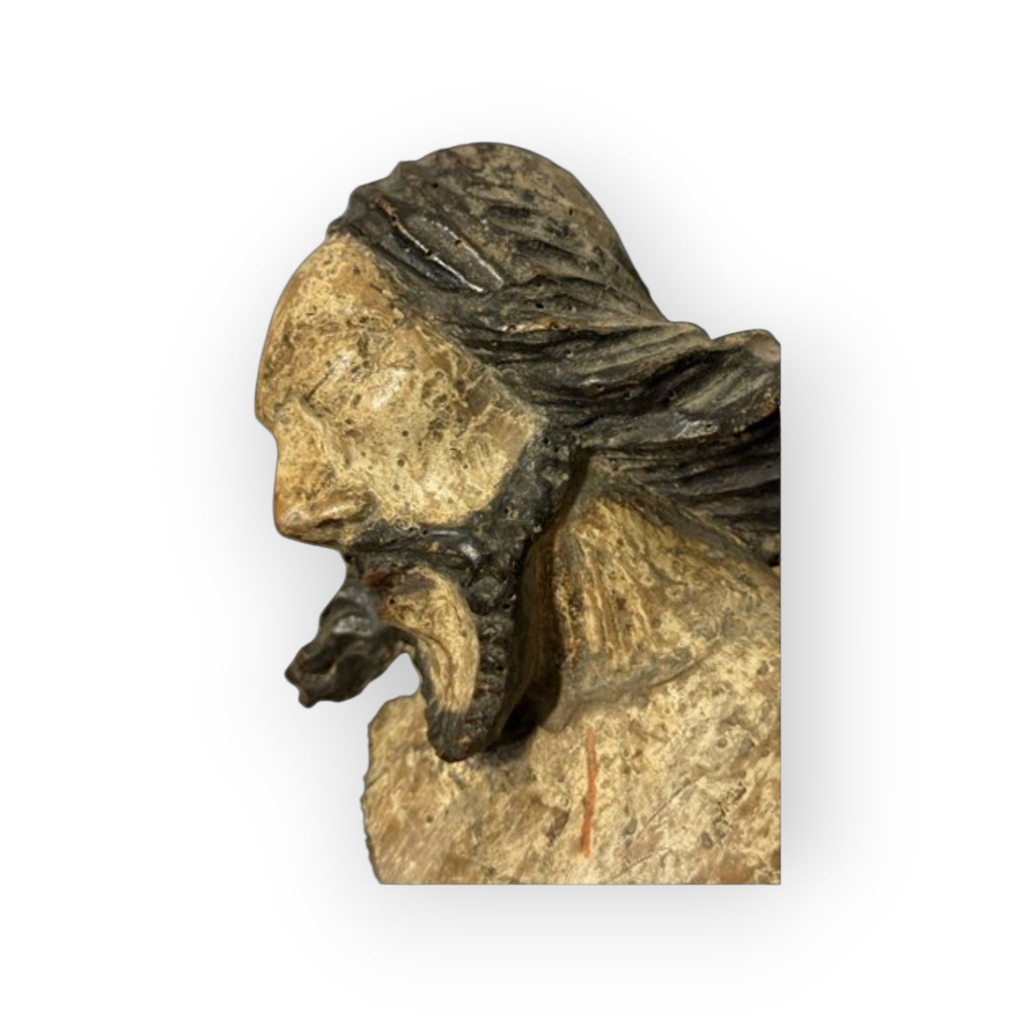 Large Late 15th-Century Antique Carved Limewood Sculpture - Corpus Christi