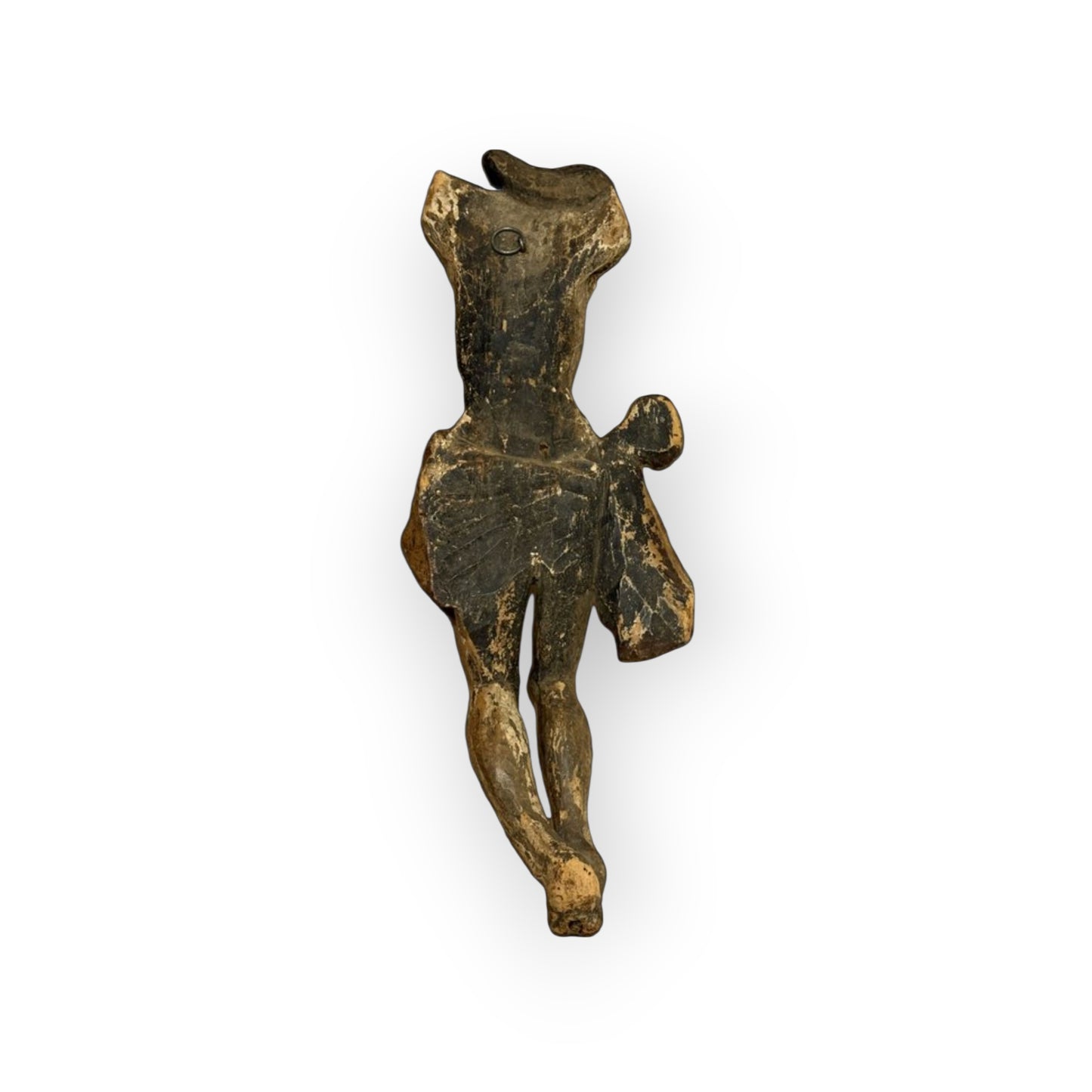 Large Late 15th-Century Antique Carved Limewood Sculpture - Corpus Christi