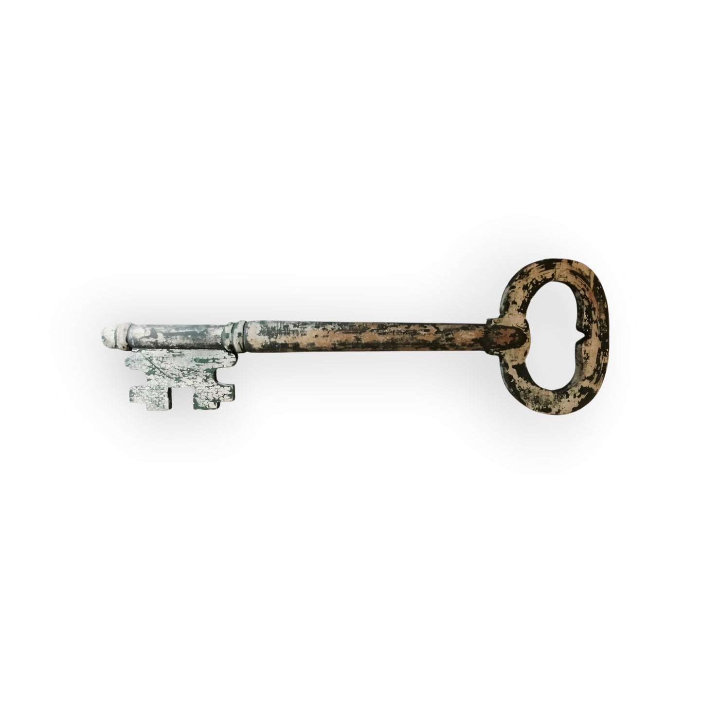 Large 19th-Century Antique Shopkeepers / Locksmiths Sign in the Form of a Key