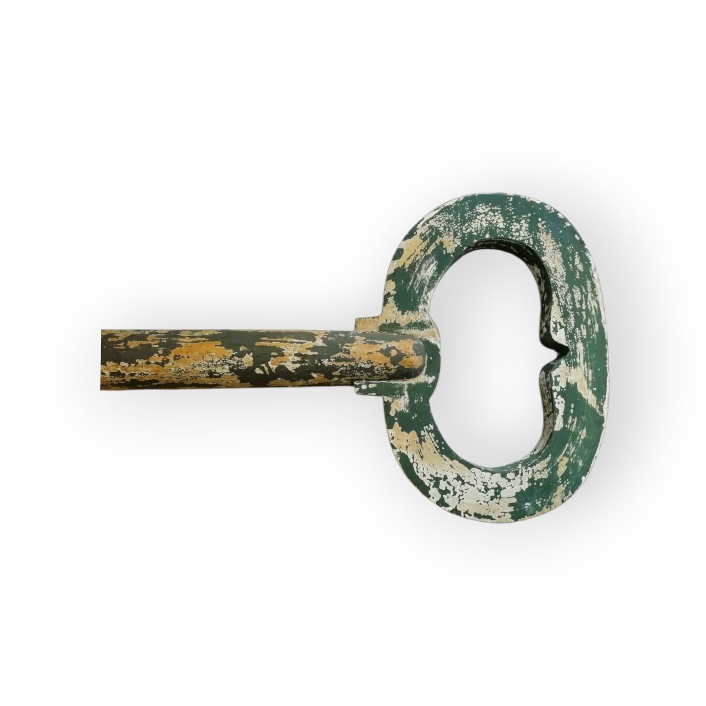 Large 19th-Century Antique Shopkeepers / Locksmiths Sign in the Form of a Key