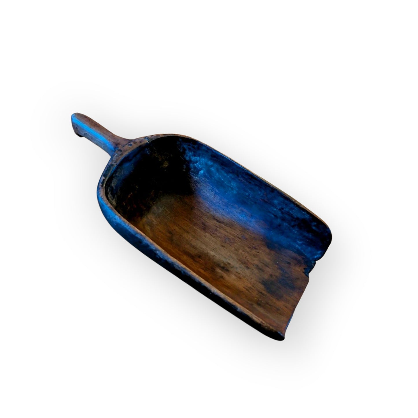 Large Late 18th Century Antique Treen / Wooden Scoop