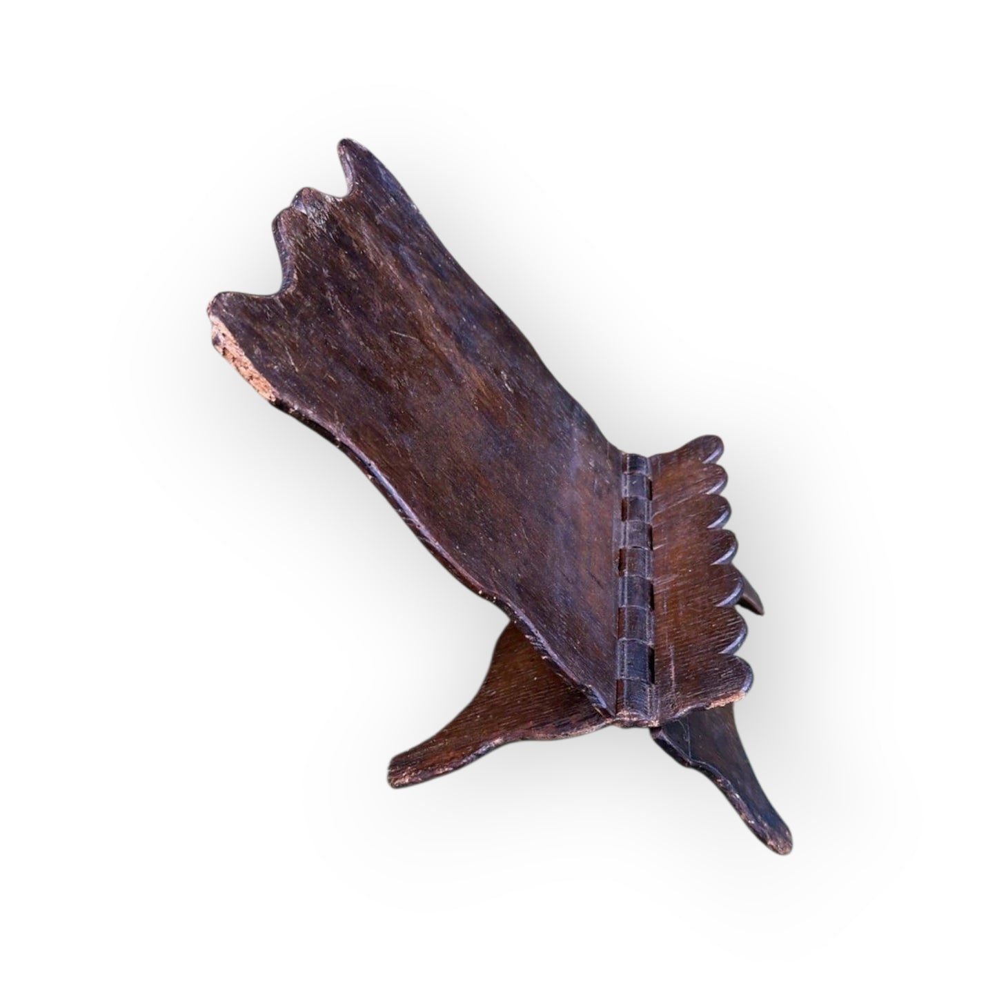 George III Period Antique Oak Book Rest - Dated 1805