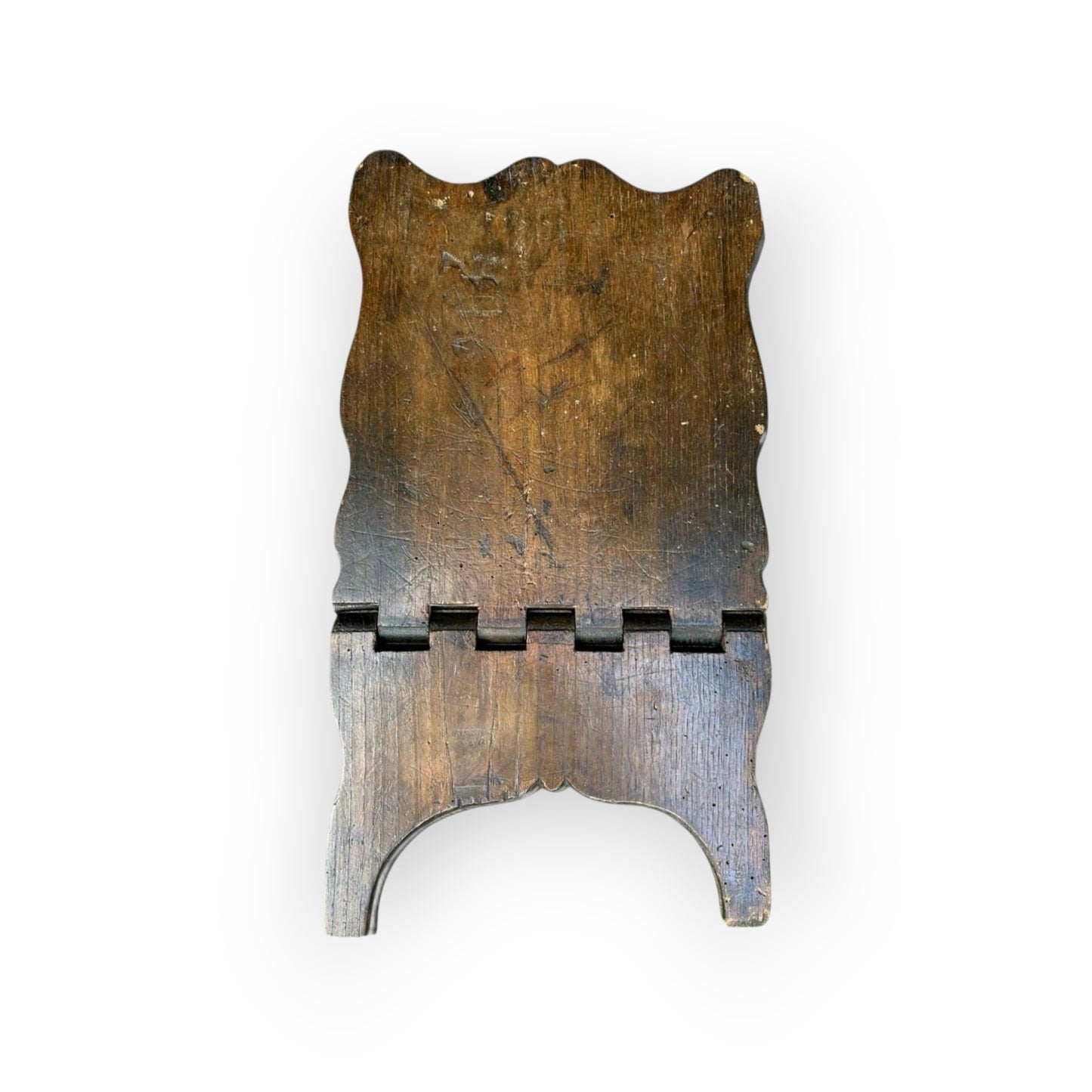 George III Period Antique Oak Book Rest - Dated 1805