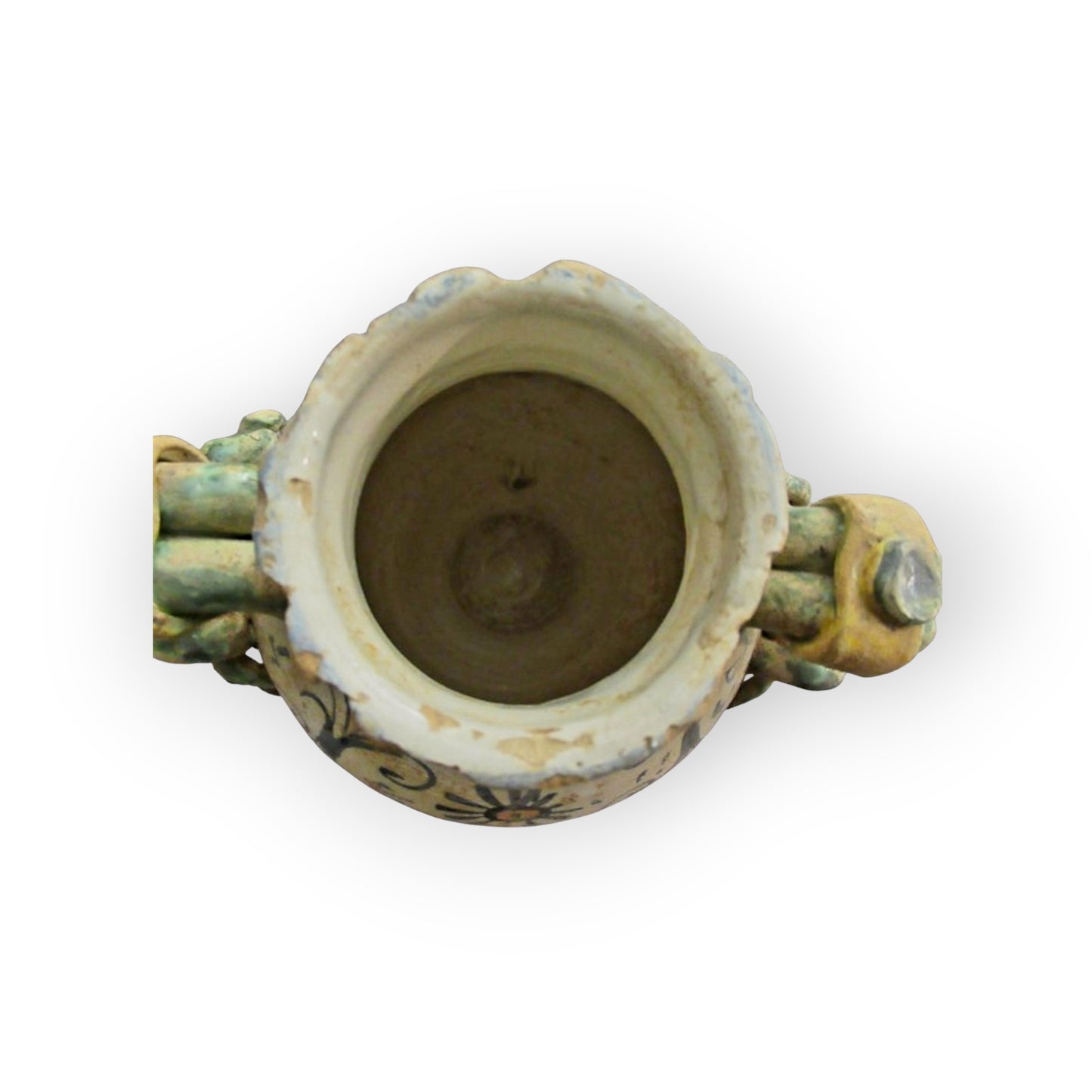 Early 17th Century Florentine / Italian Antique Albarello / Maiolica Wet Drug Jar