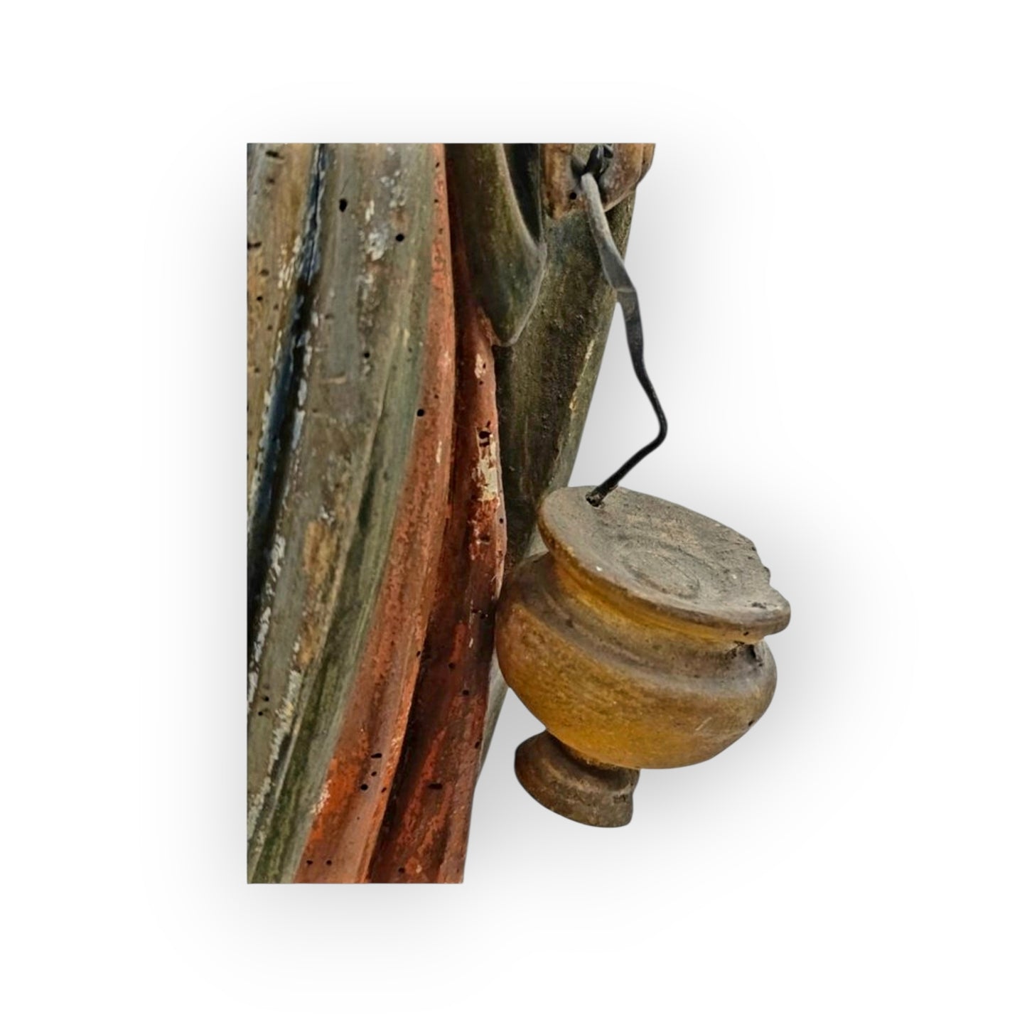 Large Late 15th-Century Gothic Antique Carved Wooden Sculpture of Mary Magdalene