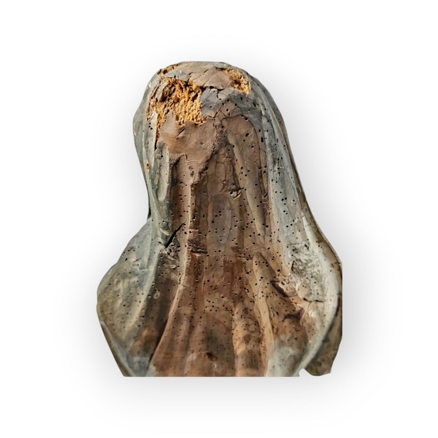 Large Late 15th-Century Gothic Antique Carved Wooden Sculpture of Mary Magdalene