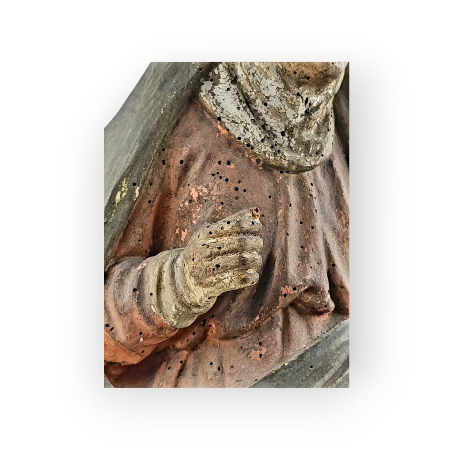 Large Late 15th-Century Gothic Antique Carved Wooden Sculpture of Mary Magdalene