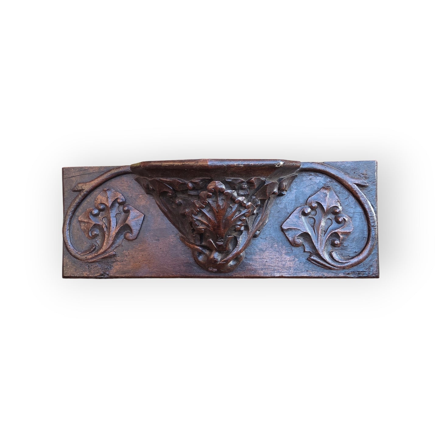 Rare Mid-15th Century English Antique Carved Oak Misericord