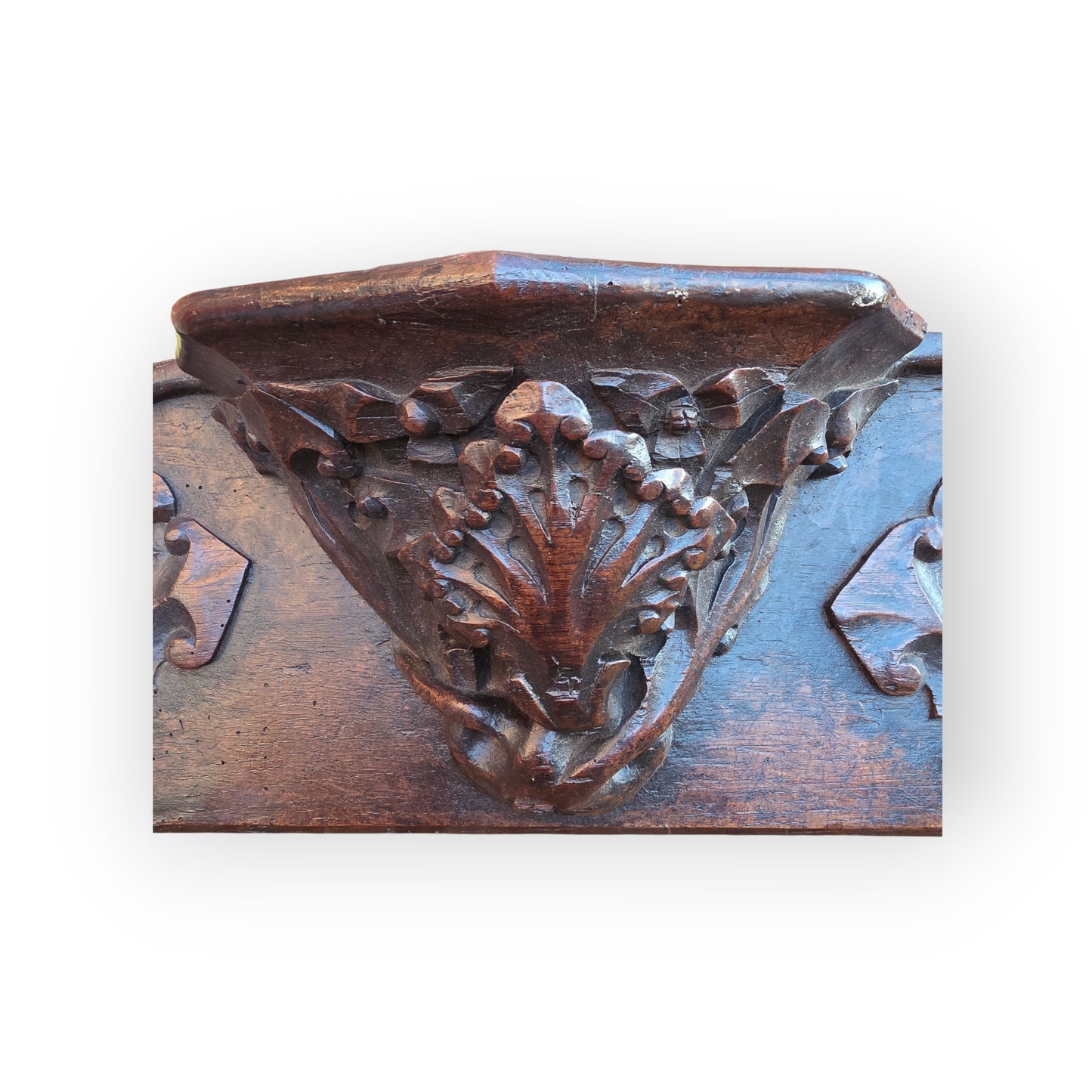 Rare Mid-15th Century English Antique Carved Oak Misericord
