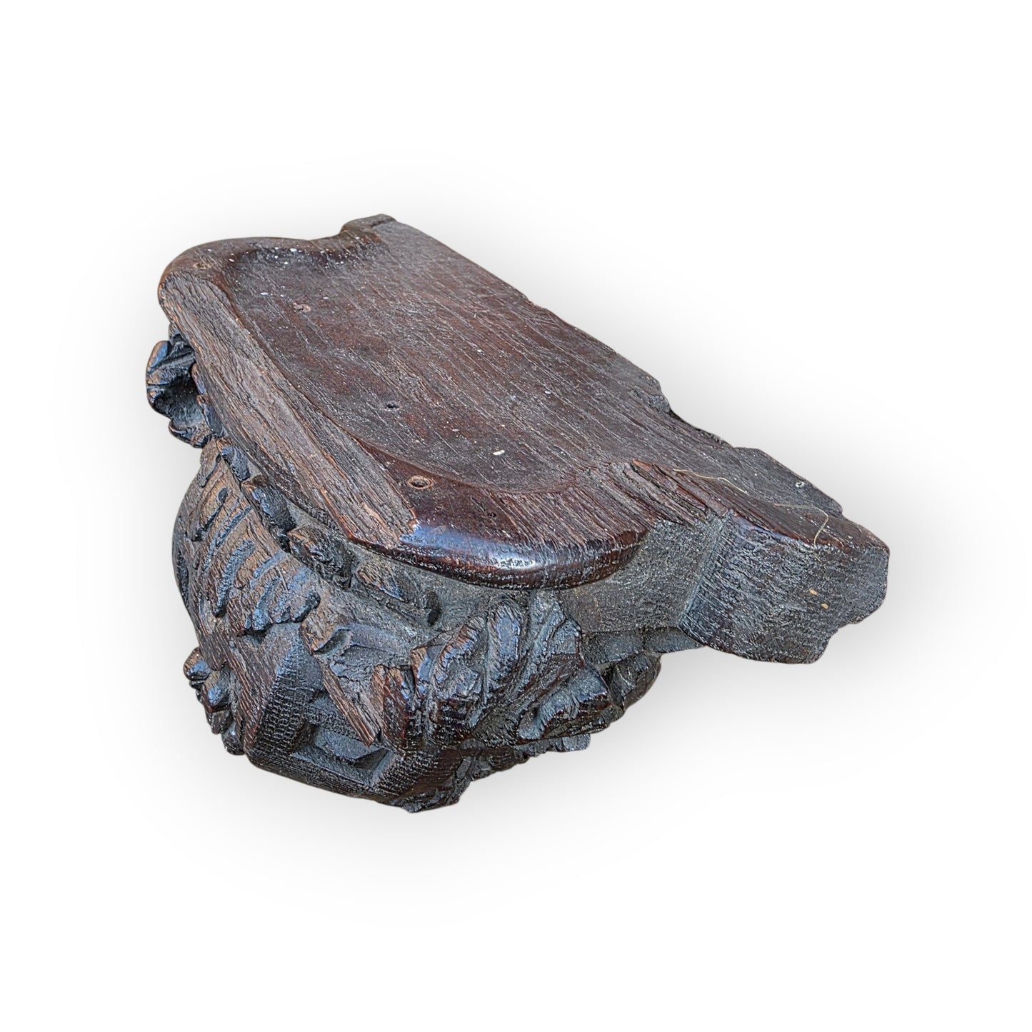 Late 15th-Century Antique Carved Oak Misericord