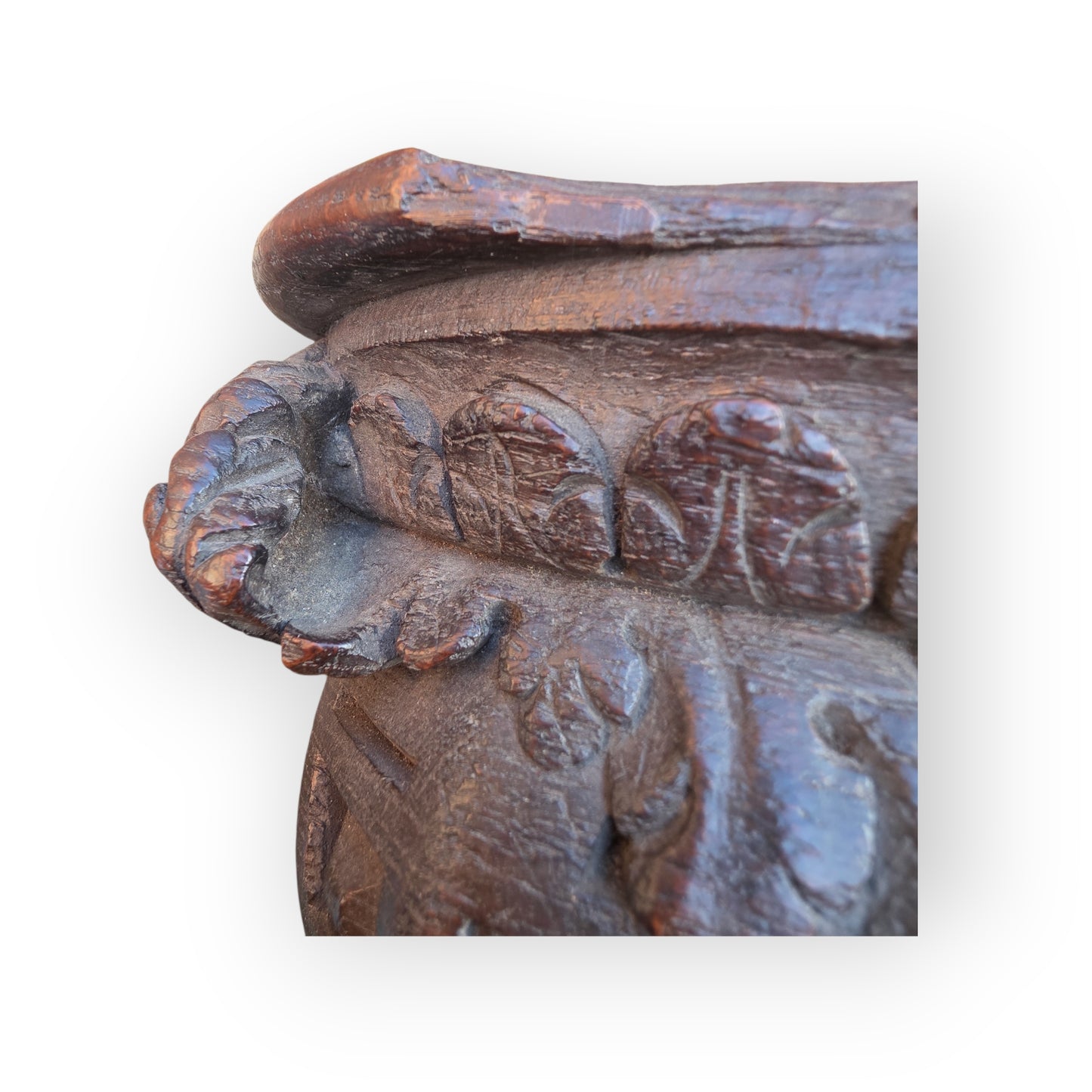 Late 15th-Century Antique Carved Oak Misericord