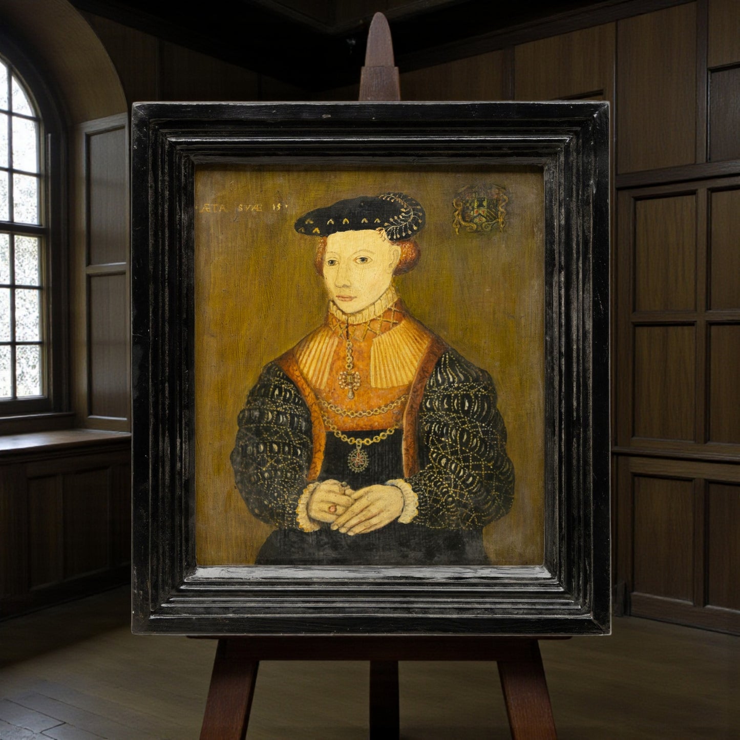 16th‑Century Style Portrait of a Lady – Early 19thC, or Possibly Earlier, English Antique Copy After a German School Original, Circa 1540