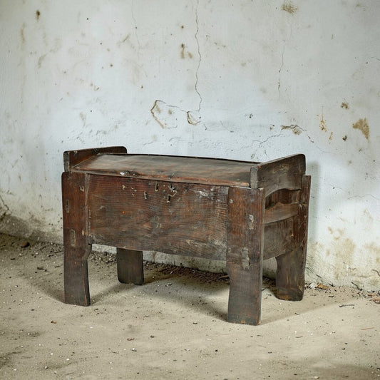 Rare, Diminutive, 16th Century Tudor Period English Antique Oak Ark, c.1540