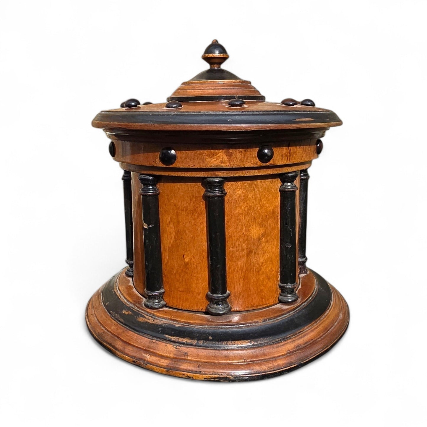 Early 19th-Century Biedermeier Antique Treen Tobacco Jar, circa 1820