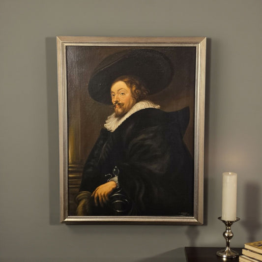 After Peter Paul Rubens (1577–1640) - 17th Century Style Antique Painting - The Last Self-Portrait
