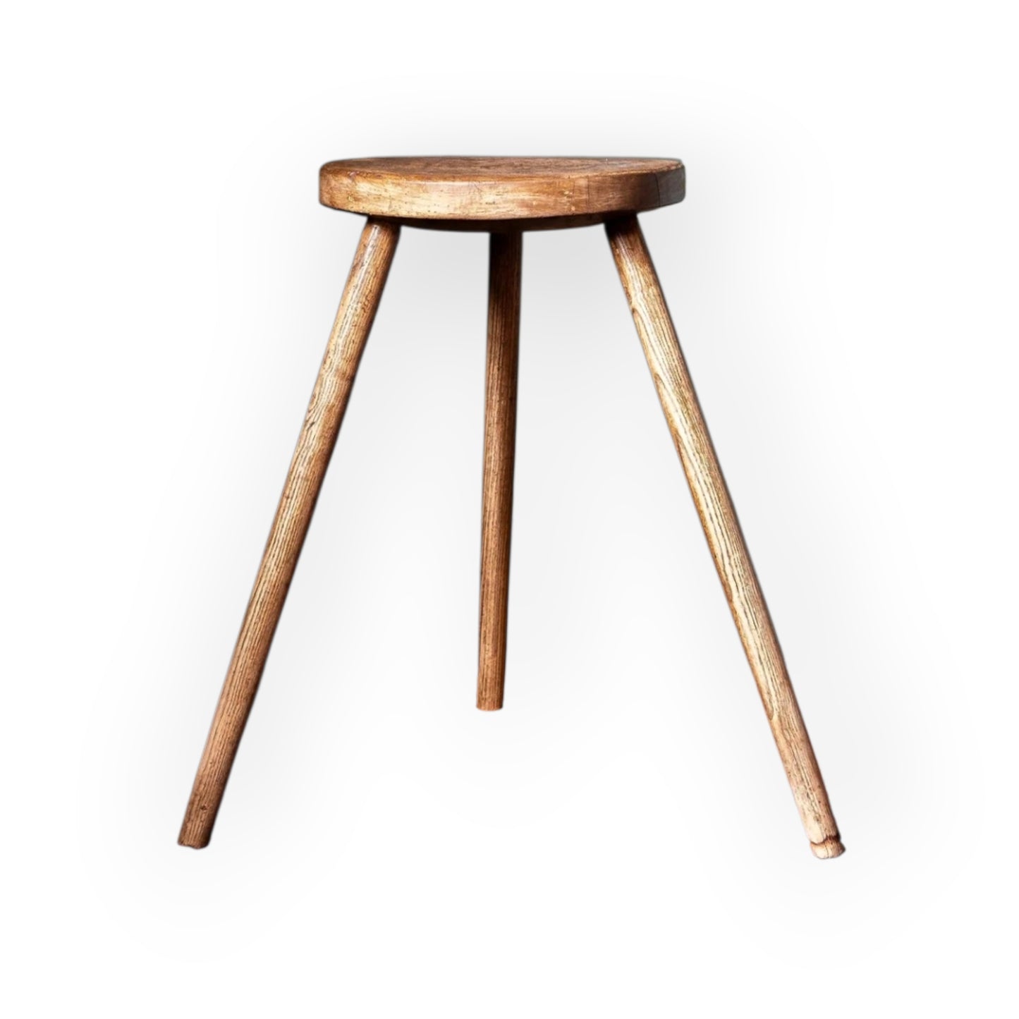 A Diminutive-Sized George III Period English Antique Ash & Elm Cricket Table