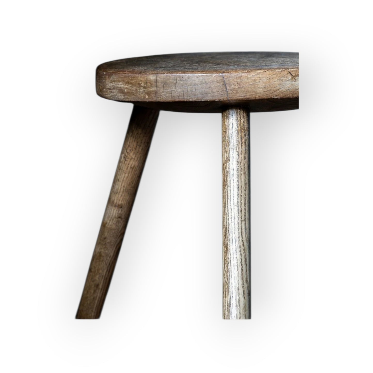 A Diminutive-Sized George III Period English Antique Ash & Elm Cricket Table