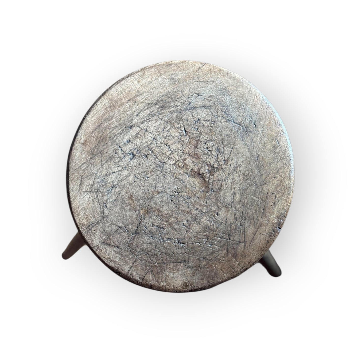 A Diminutive-Sized George III Period English Antique Ash & Elm Cricket Table