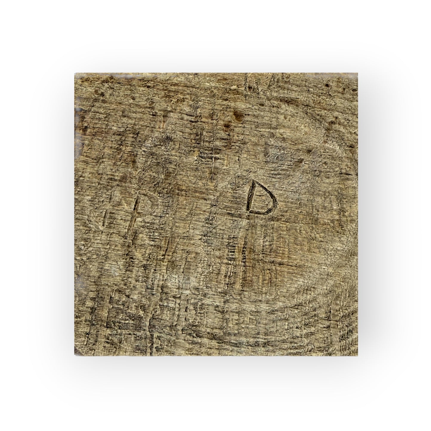 An Associated Pair of 18th-Century Antique Treen Plates