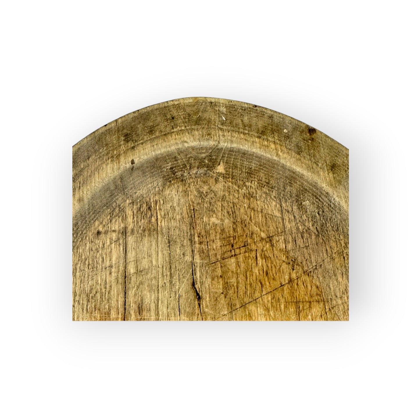 An Associated Pair of 18th-Century Antique Treen Plates