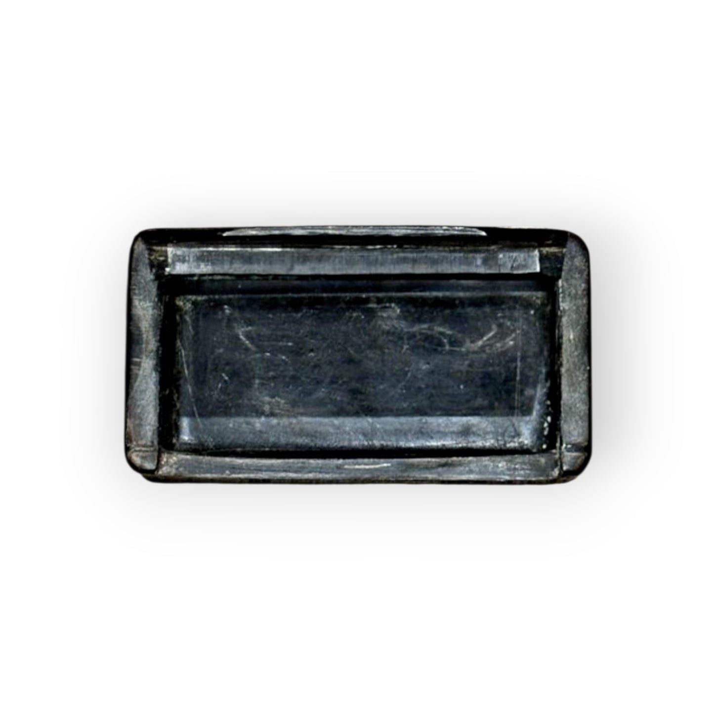 18th‑Century English Antique Tortoiseshell Masonic Snuff Box With Scrimshaw Decorated Memento Mori Lid