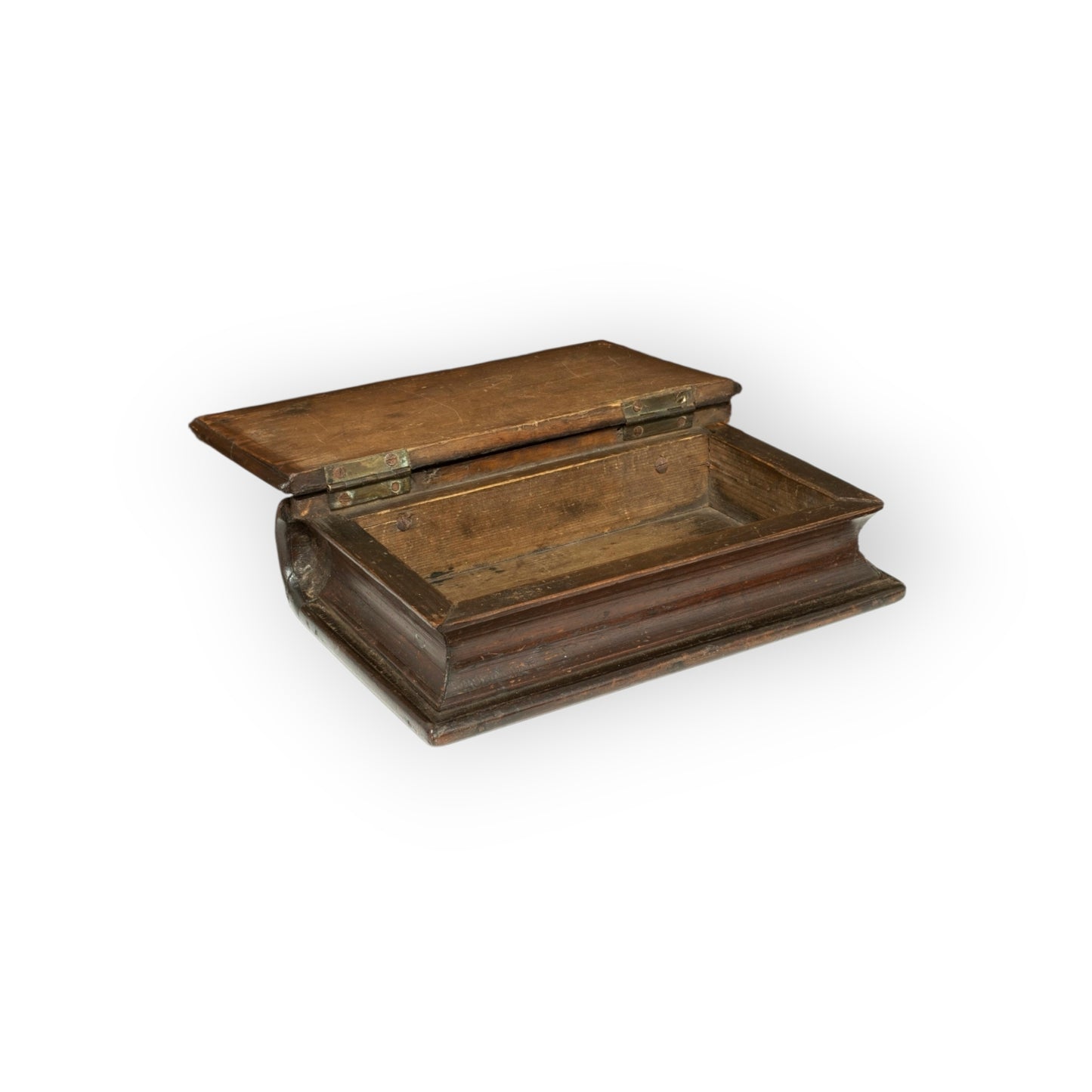 Large George III Period, Early 19th-Century English Antique Treen Book Box