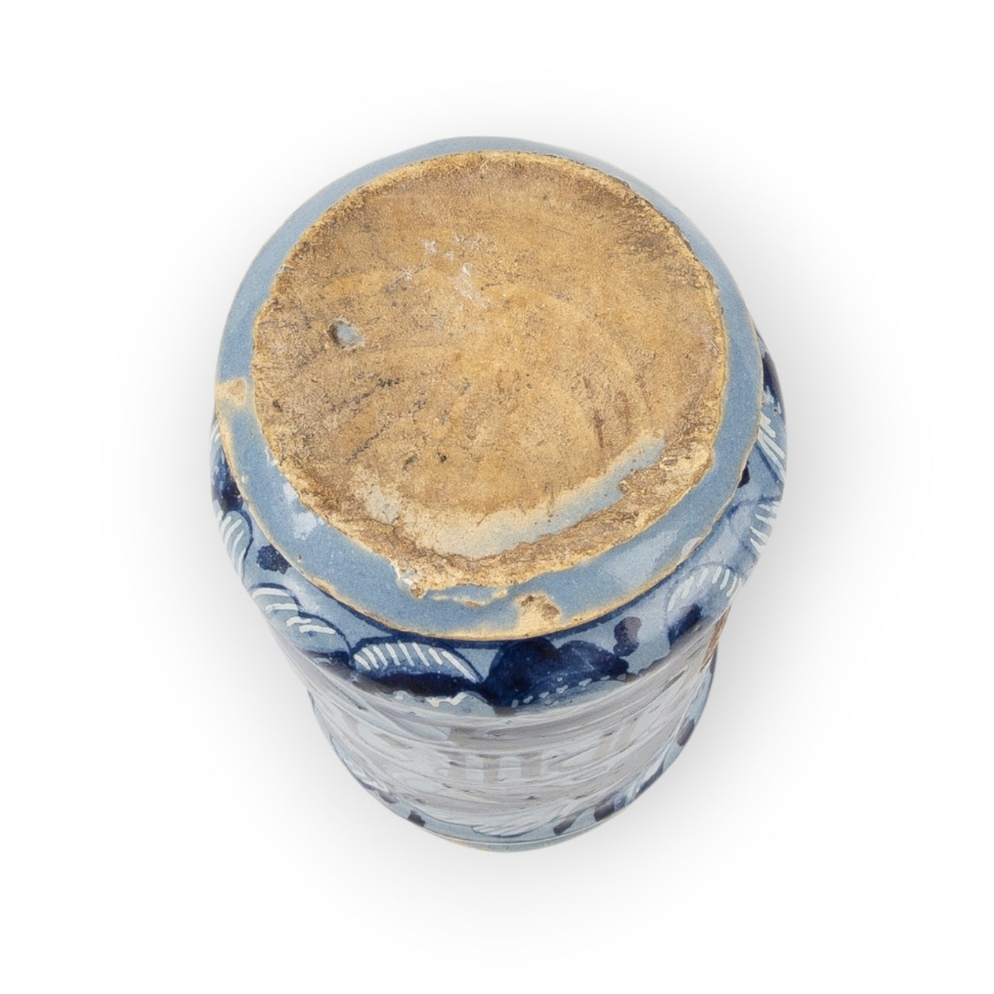 Late 17th‑Century Antique Faience Albarello Apothecary Jar – “PILL: ASARICOTROCSICA"”