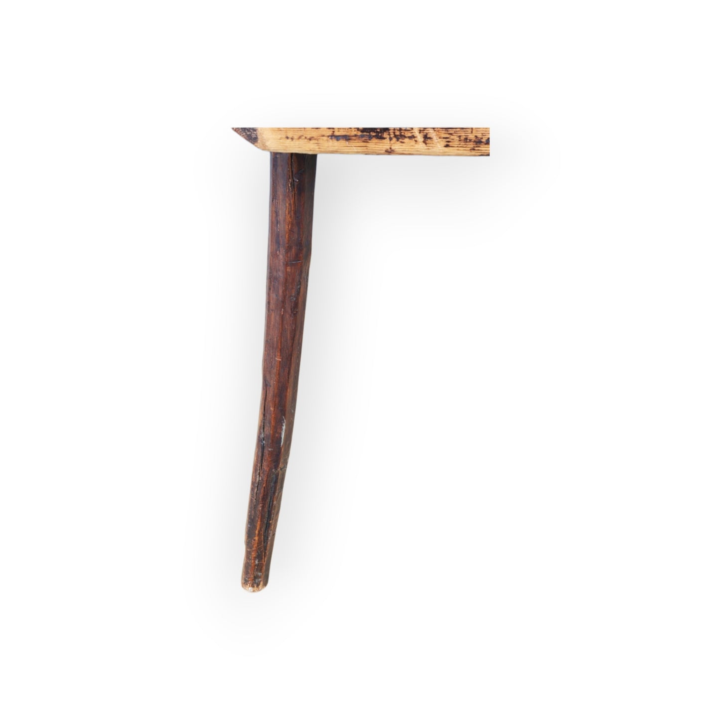 18th-Century Primitive Welsh Antique Yolk-Back Armchair Constructed from Ash & Elm