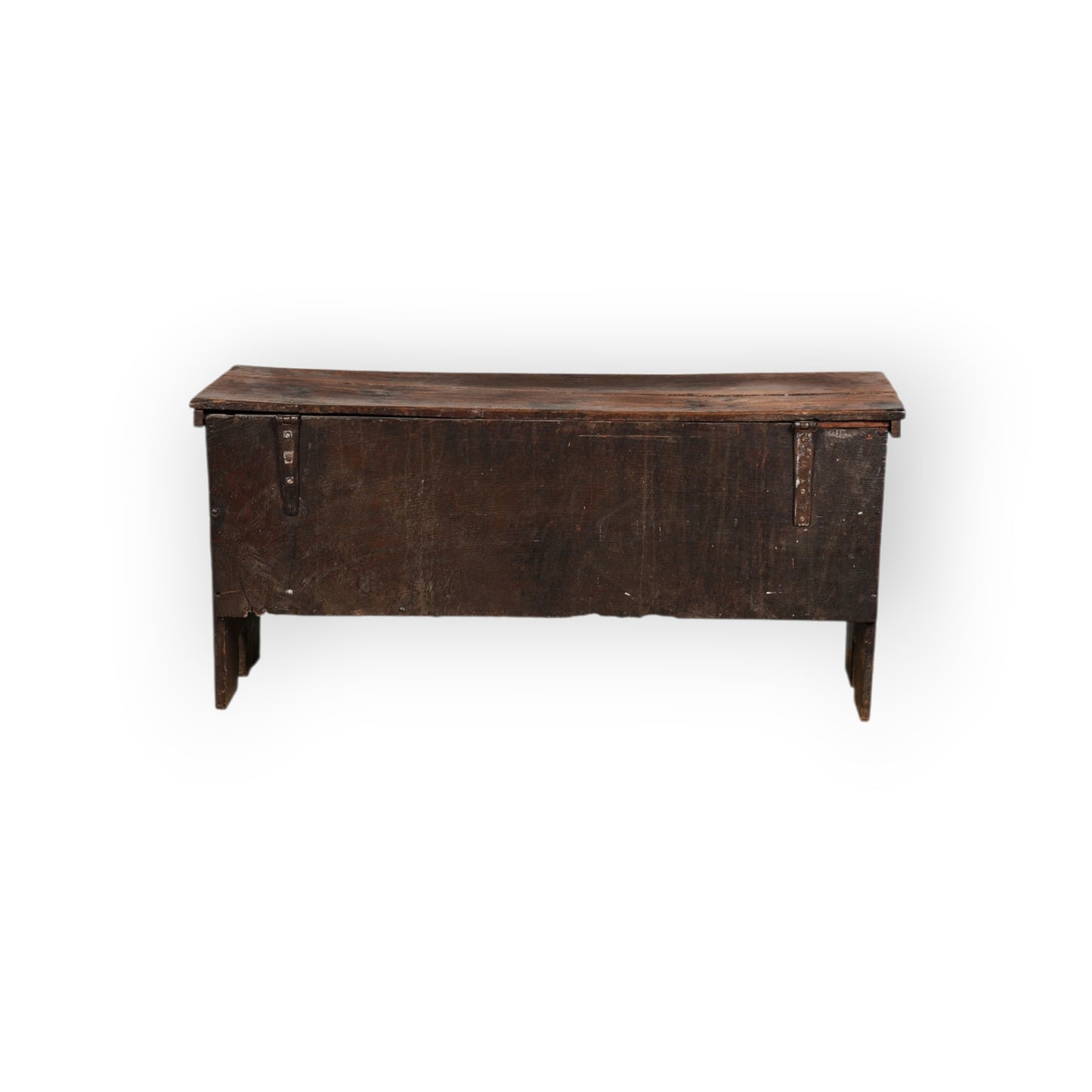 Early 17th‑Century English Antique Oak Linenfold Panelled Coffer
