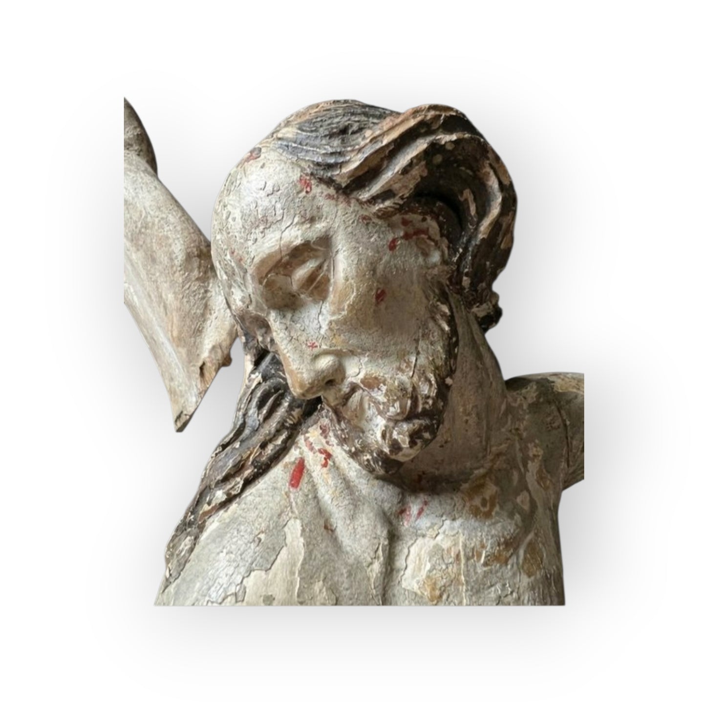 Large 18th Century Italian Antique Carved & Polychrome Corpus Christi, Northern Italy, Veneto or Friuli, circa 1750
