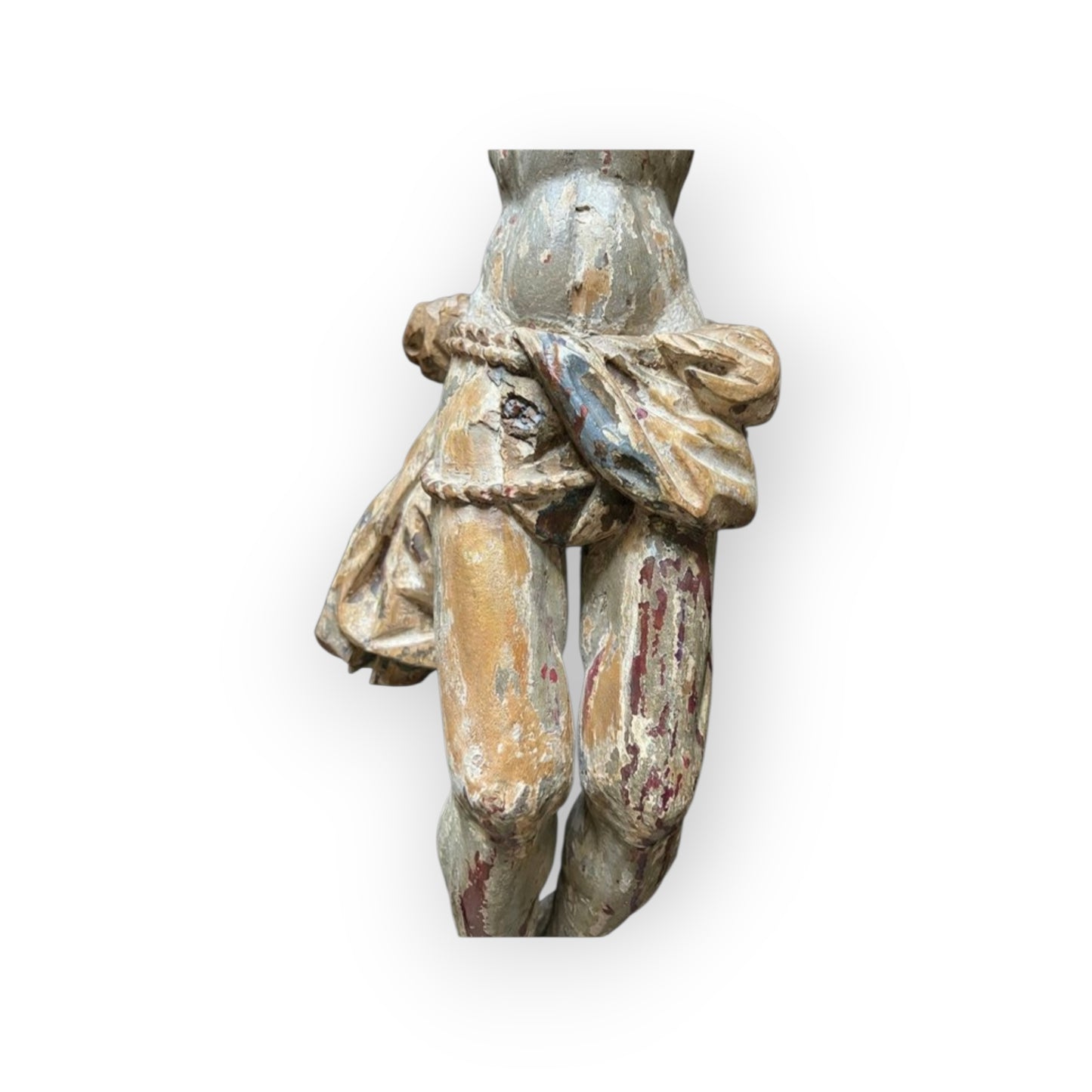 Large 18th Century Italian Antique Carved & Polychrome Corpus Christi, Northern Italy, Veneto or Friuli, circa 1750