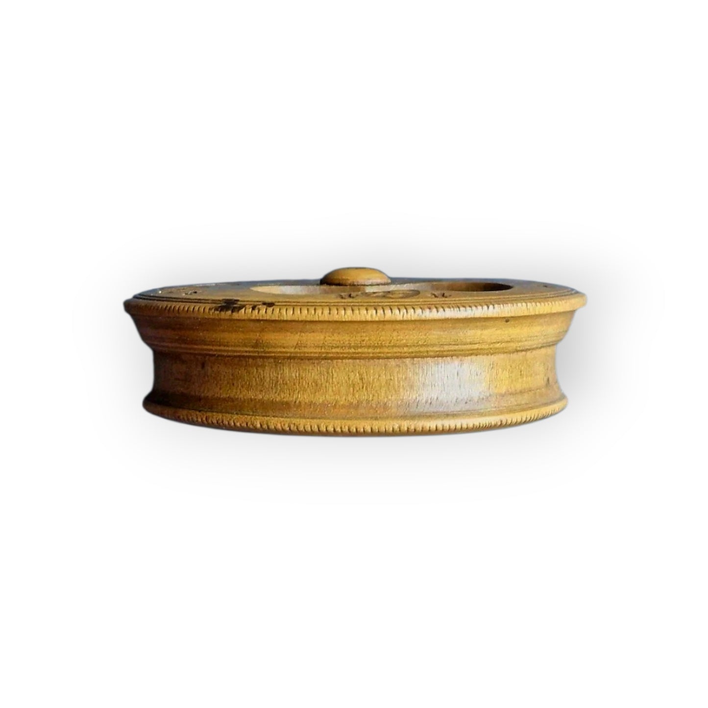 Rare 18th-Century Antique Treen Miser's Snuff Box, circa 1750-1820
