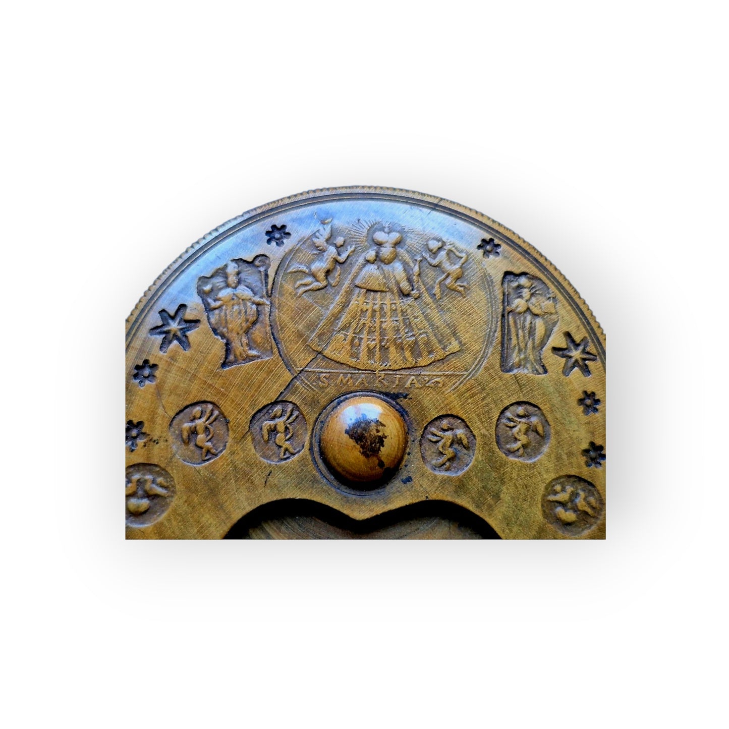 Rare 18th-Century Antique Treen Miser's Snuff Box, circa 1750-1820