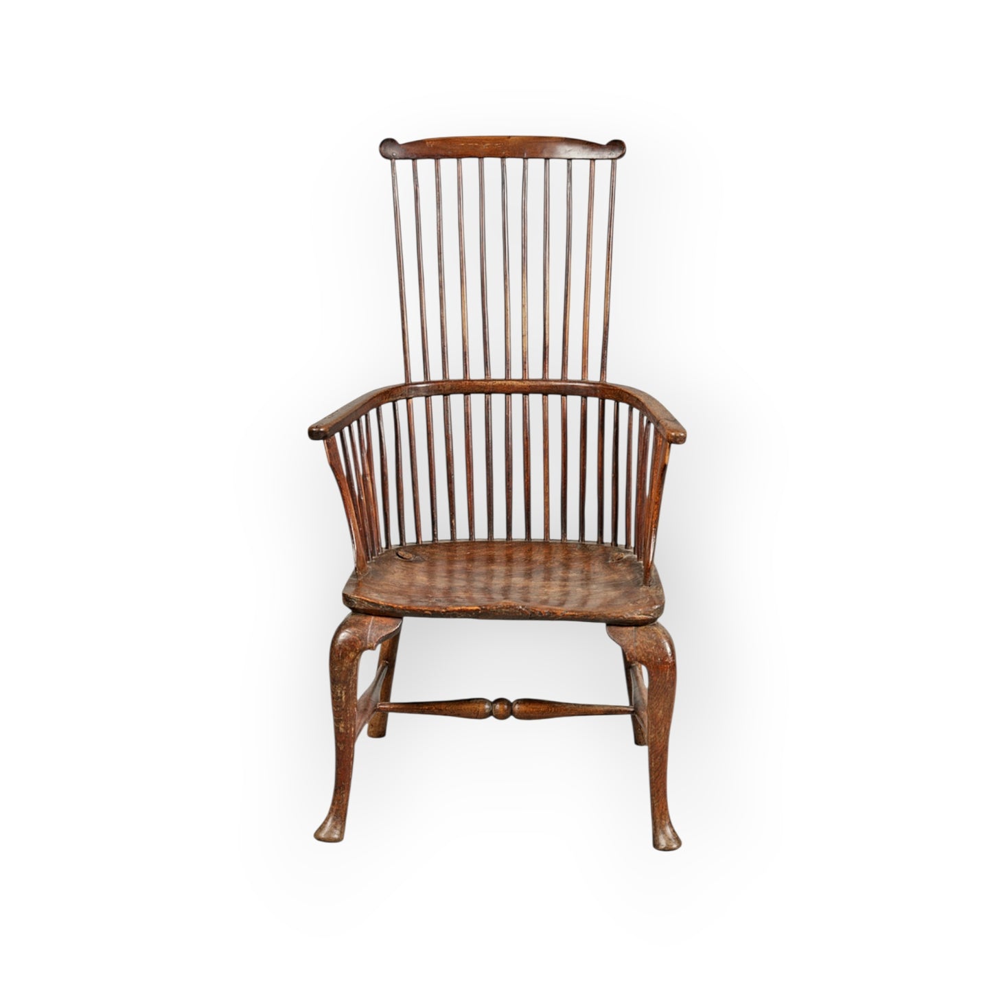 18th‑Century English Antique Comb‑Back Windsor Armchair, Thames Valley, Circa 1760