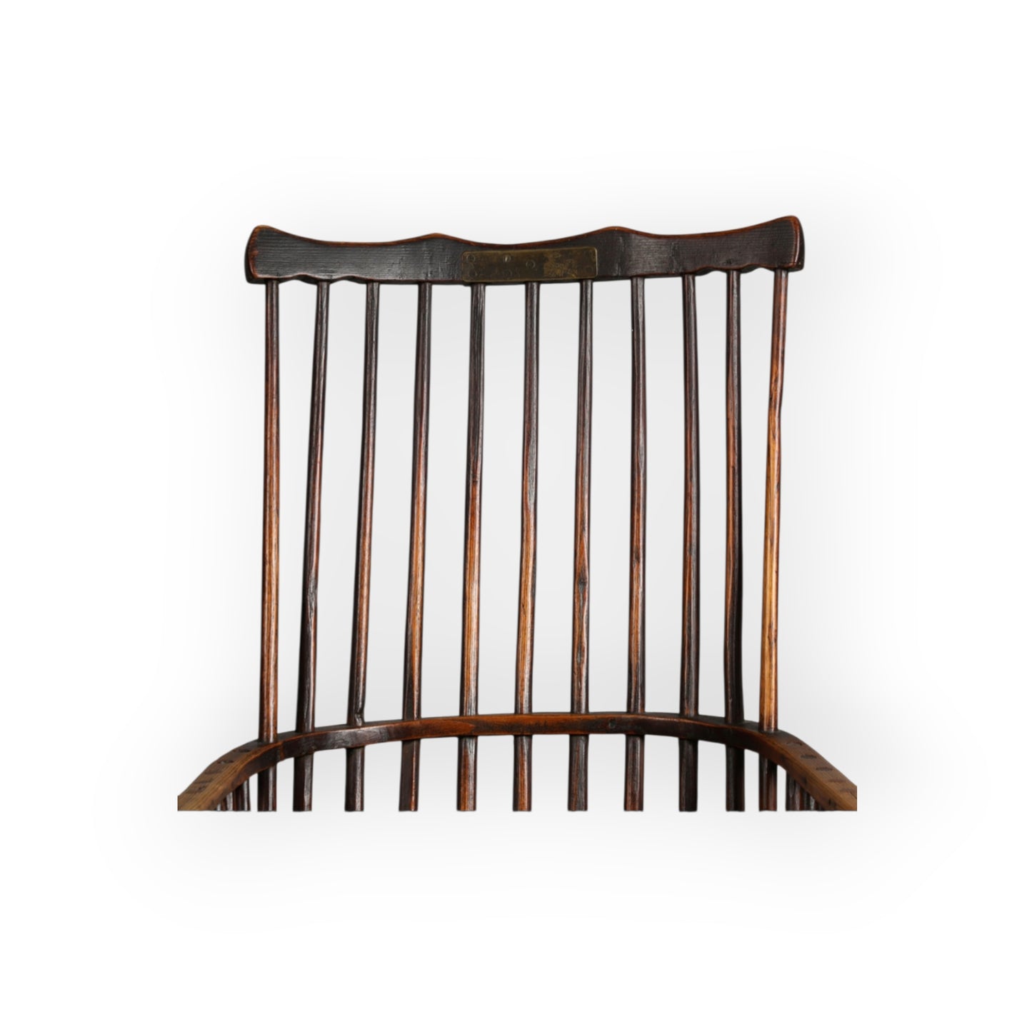 Late 18th Century English Antique Ash & Elm Comb-Back Windsor Armchair, Attributed to the West Country