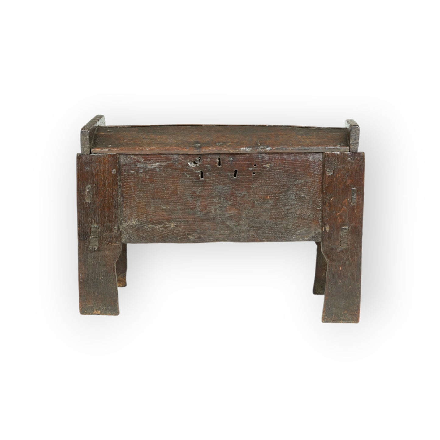 Rare, Diminutive, 16th Century Tudor Period English Antique Oak Ark, c.1540