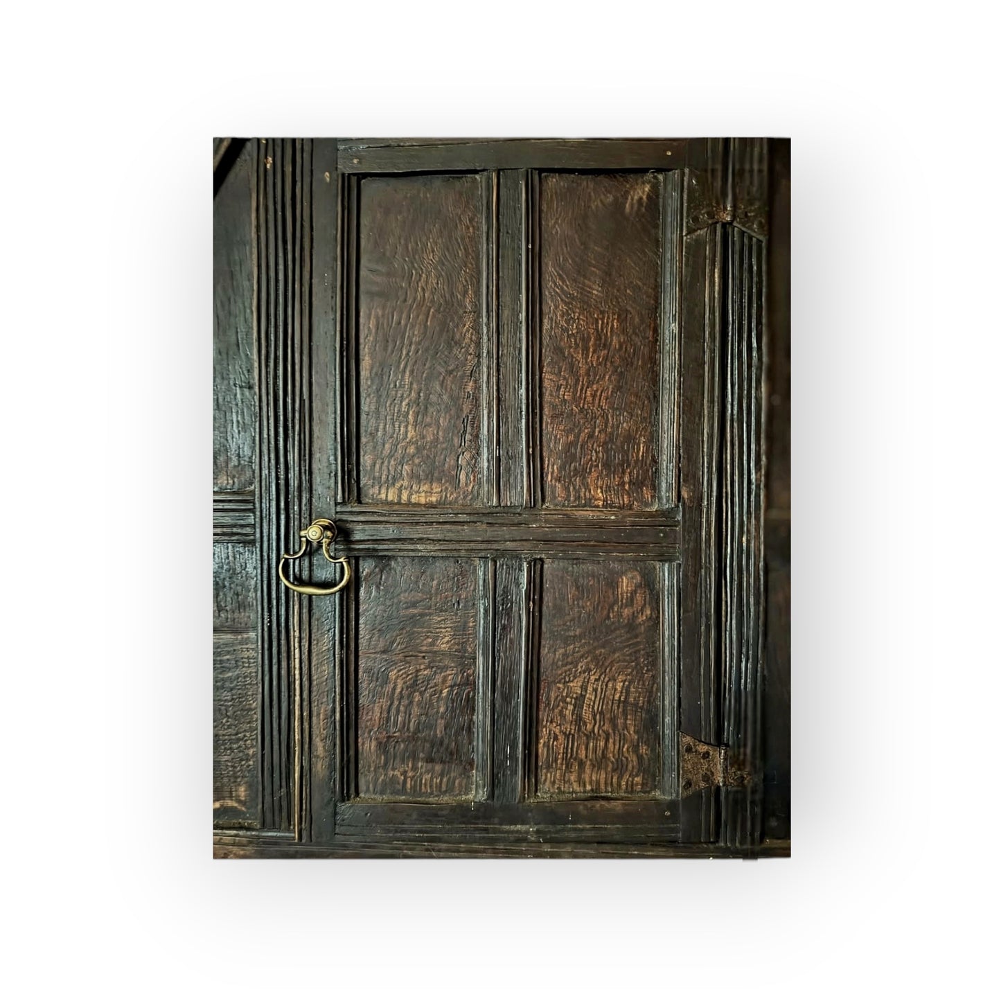 Rare 17th‑Century Welsh Antique Oak Vernacular Wall Cupboard