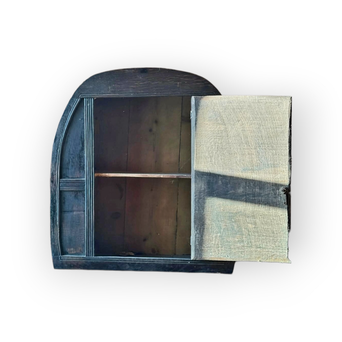 Rare 17th‑Century Welsh Antique Oak Vernacular Wall Cupboard