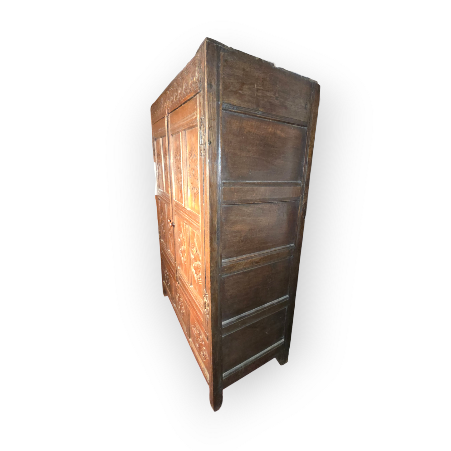 Magnificent 17th‑Century Oak Cupboard from Old Hunstanton Hall