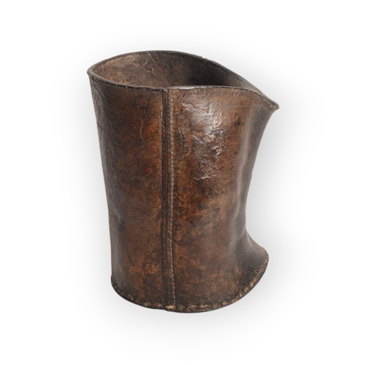 Late 17th‑Century English Antique Leather Bombard – Ale or Cider Jug