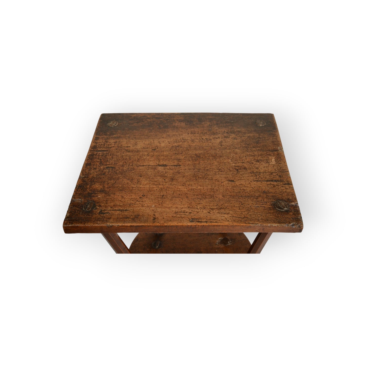 George III Period, English Antique Ash & Beech Cricket Table of Rare Form