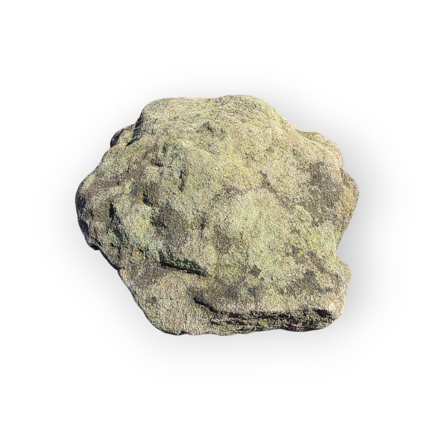 A Medieval Antique Carved Stone Grotesque Head, Likely a Label Stop or Corbel