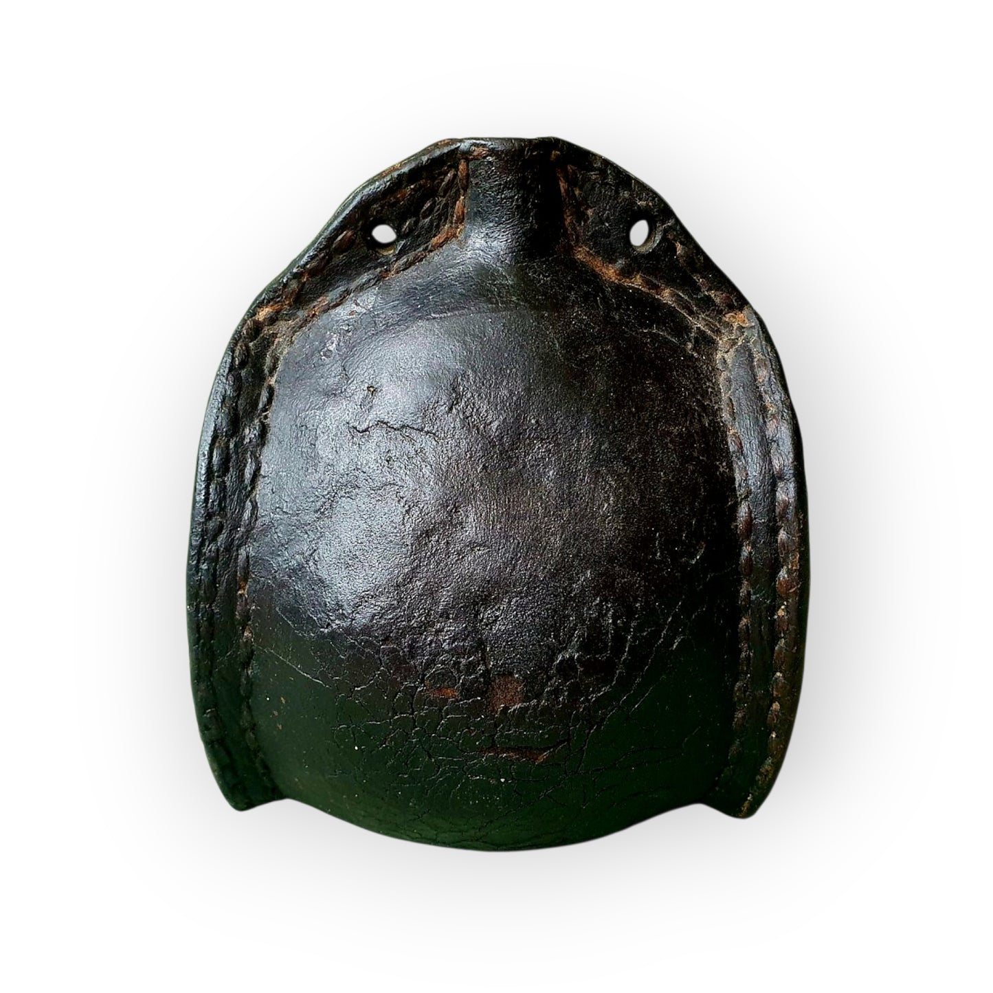 A 17th Century English Antique Leather Costrel