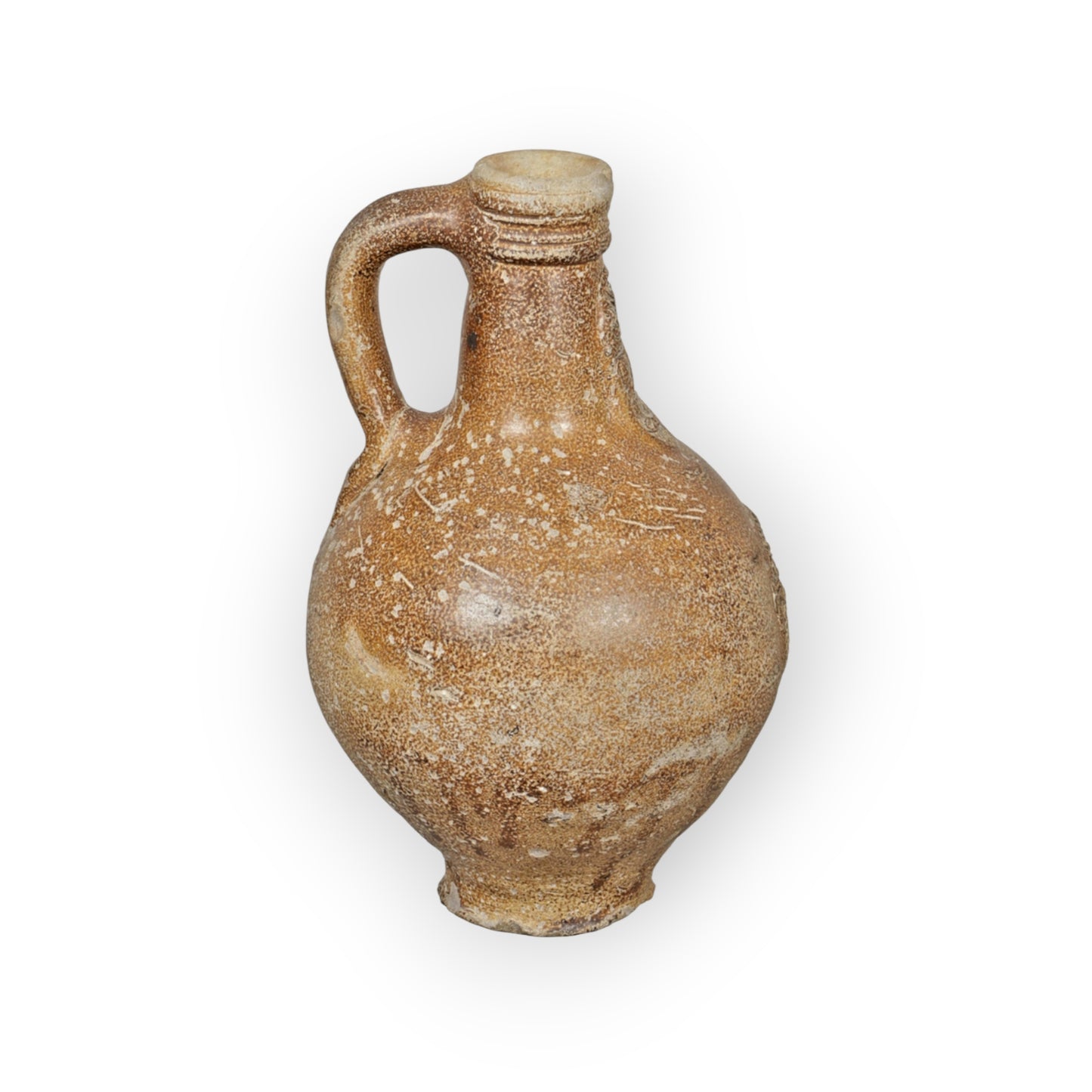 Late 17th Century Salt-Glazed Stoneware Bellarmine Jug, Sea-Recovered from the Barrow Deeps