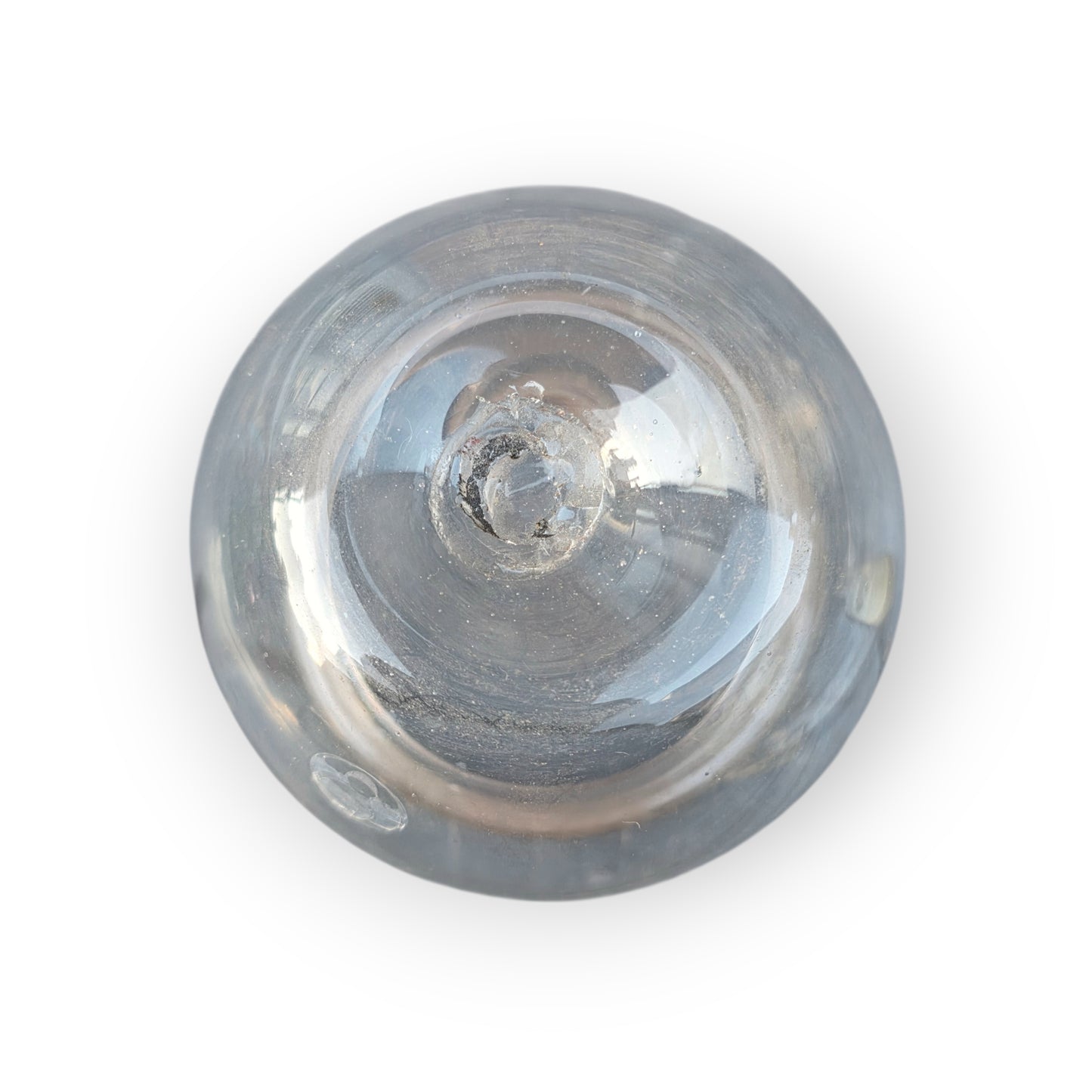 An 18th-Century Glass Bleeding Bowl Together with a Brass & Steel Fleam by J. Gay of Leeds — An Antique Barber-Surgeon's Phlebotomy Group