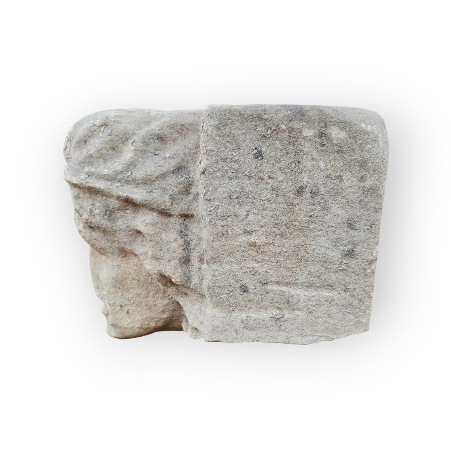 15th Century Medieval Period English Antique Carved Stone Head