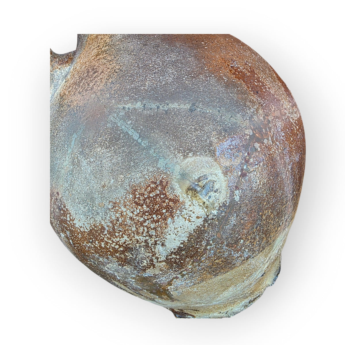 Large 17thC German Antique Bellarmine Jug, Frechen, c.1650–1670 — With Apotropaic Witch Mark