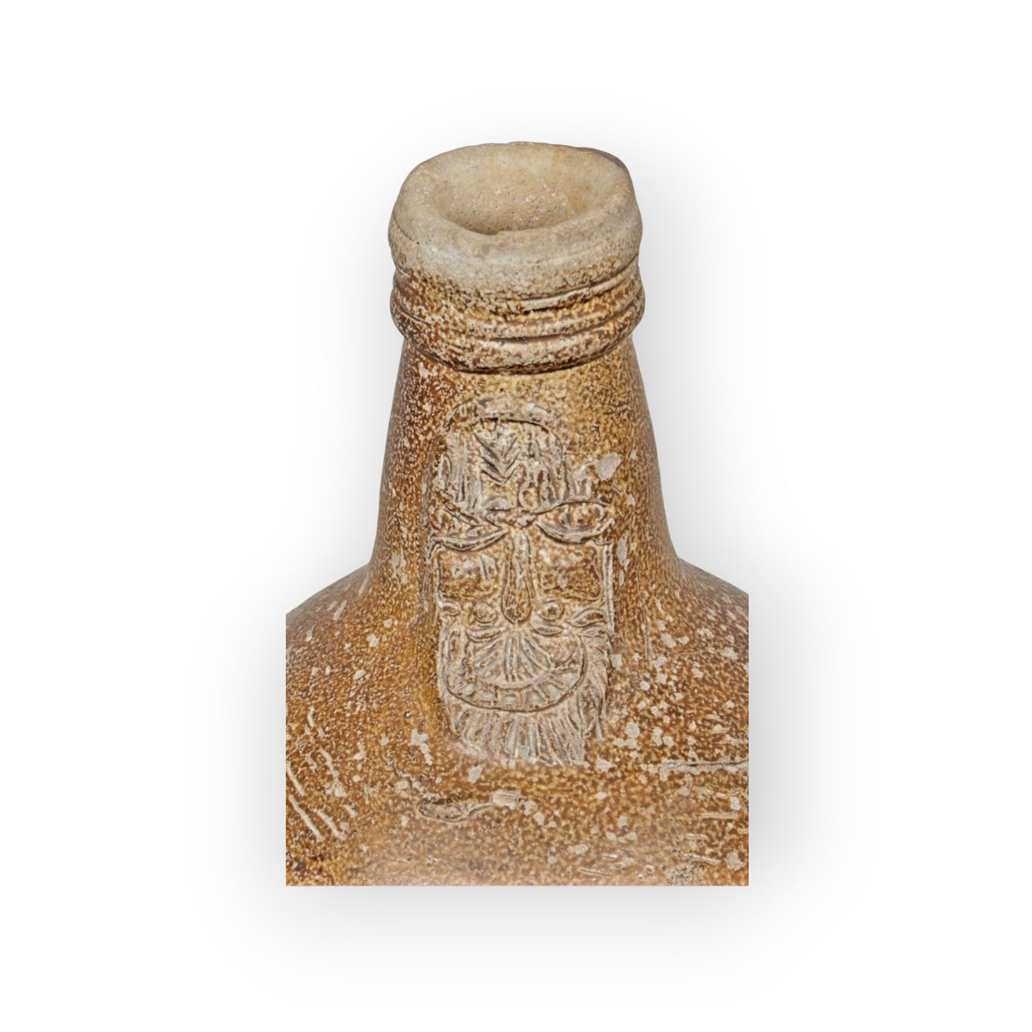 Late 17th Century Salt-Glazed Stoneware Bellarmine Jug, Sea-Recovered from the Barrow Deeps